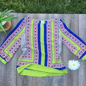 PINK OWL 🦉 PATTERNED BLOUSE